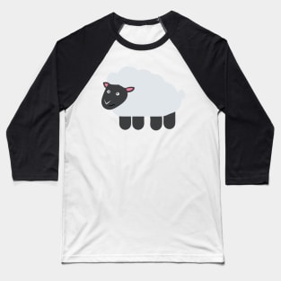 Silly Sheep | Lilla The Lamb Baseball T-Shirt